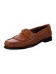 Celine Leather Braided Accents Loafers