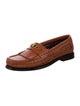 Celine Leather Braided Accents Loafers