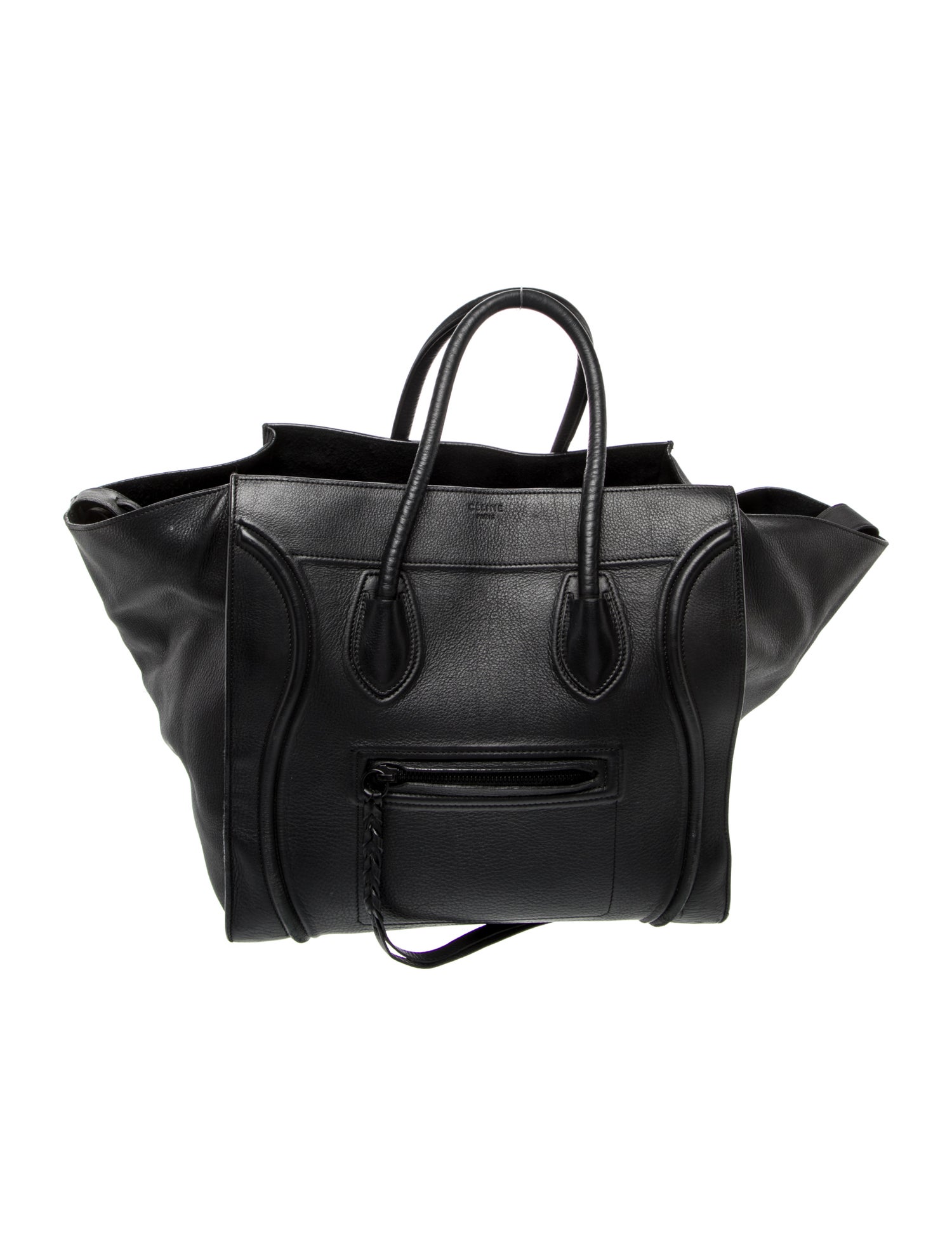 Celine Leather Luggage Phantom Medium