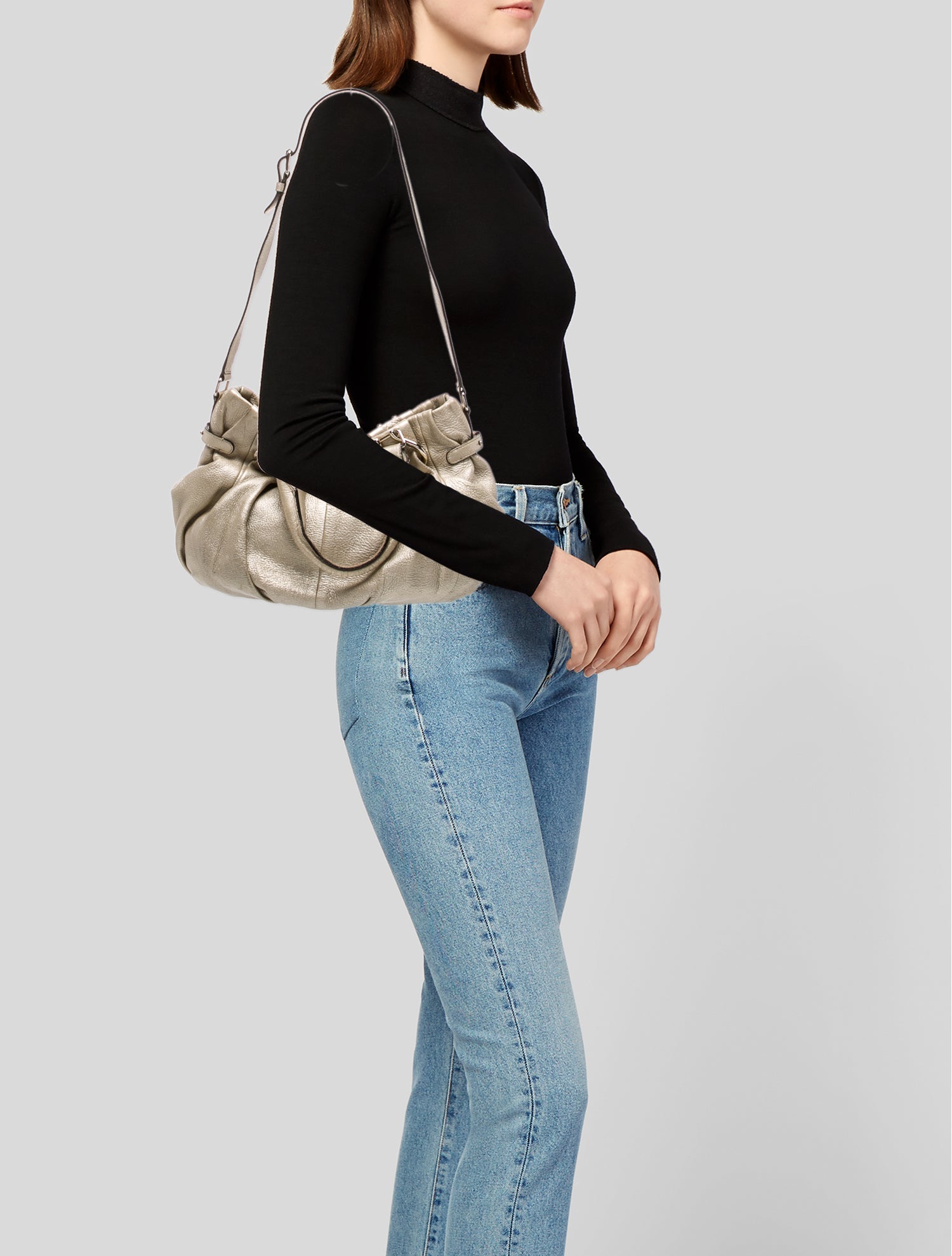 Celine Leather Top Handle Bag Vintage