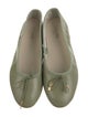 Celine Leather Bow Accents Ballet Flats