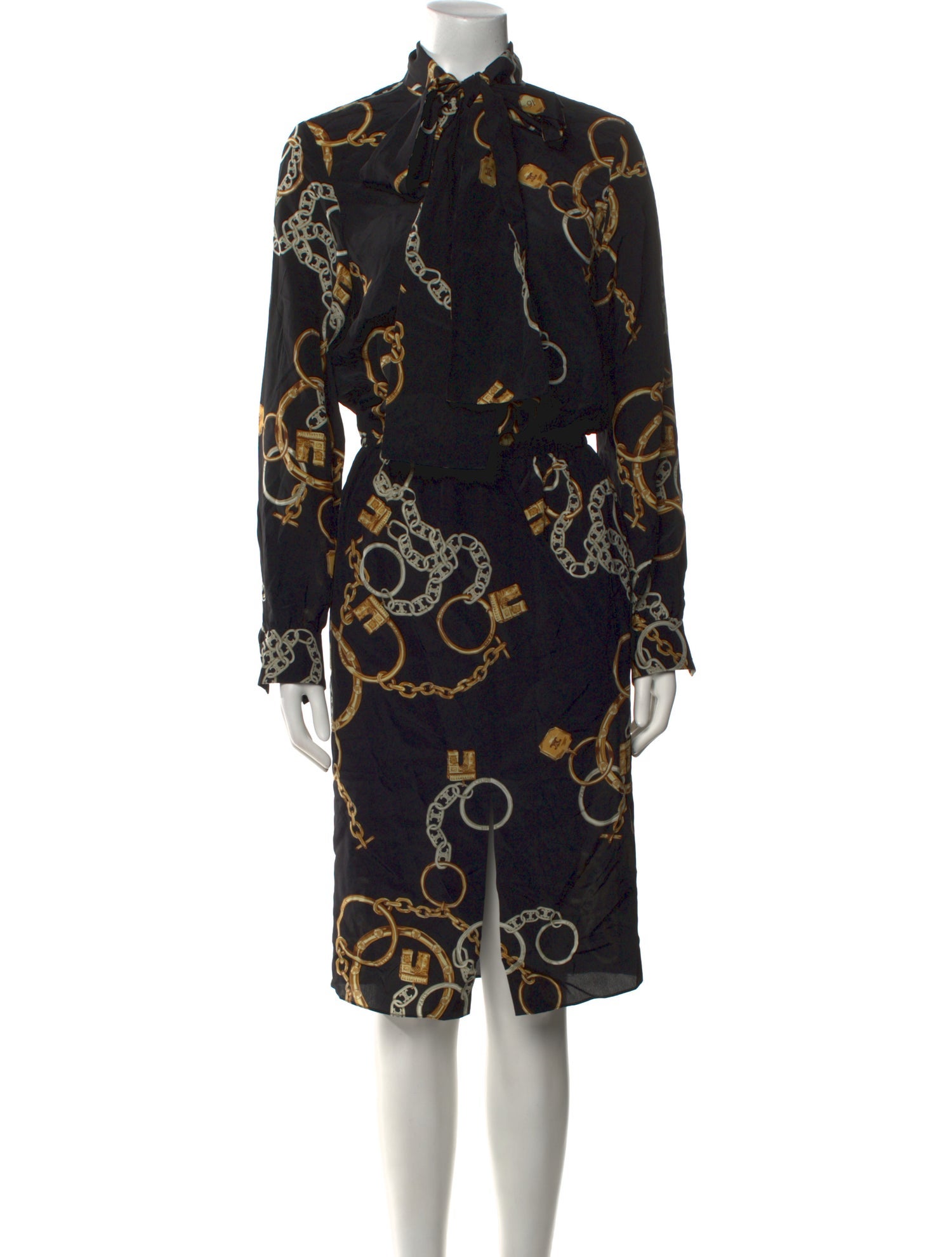 Celine Silk Midi Length Dress