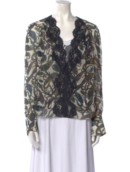 Celine Silk Printed Blouse