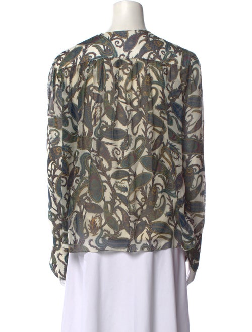 Celine Silk Printed Blouse