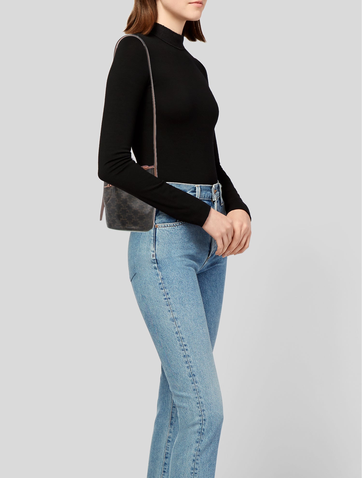 Celine Triomphe Bucket Bag