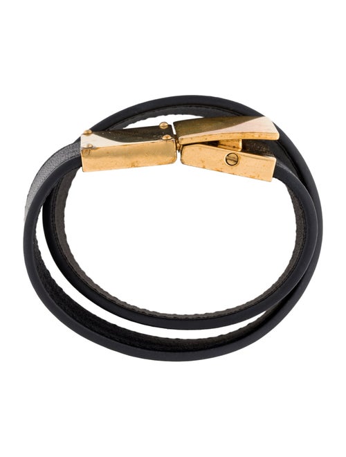 Celine Calfskin Double Strap Bracelet
