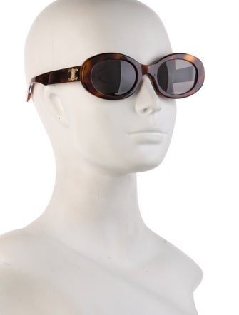 Celine Round Tinted Sunglasses