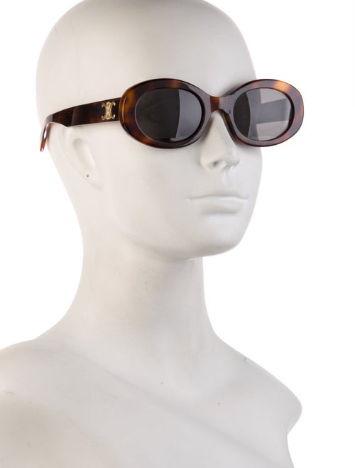 Celine Round Tinted Sunglasses