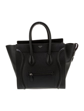 Celine Leather Luggage Mini