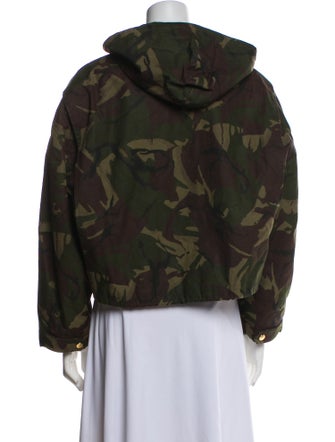 Celine Camouflage Print Camouflage Print Jacket