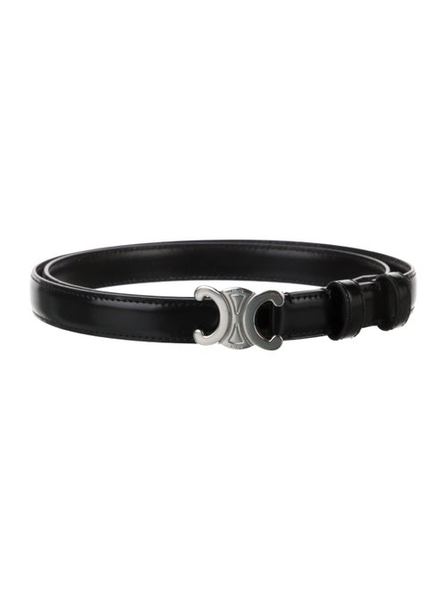 Celine Skinny Leather Belt