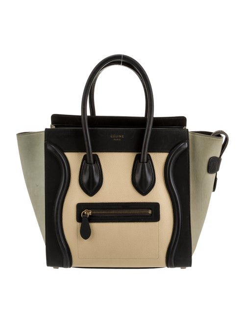 Celine Leather Luggage Micro
