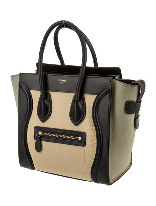 Celine Leather Luggage Micro