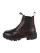 Celine Embossed Leather Chelsea Boots