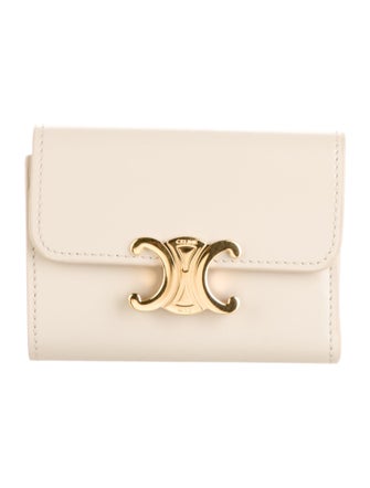 Celine 2024 Triomphe Compact Wallet