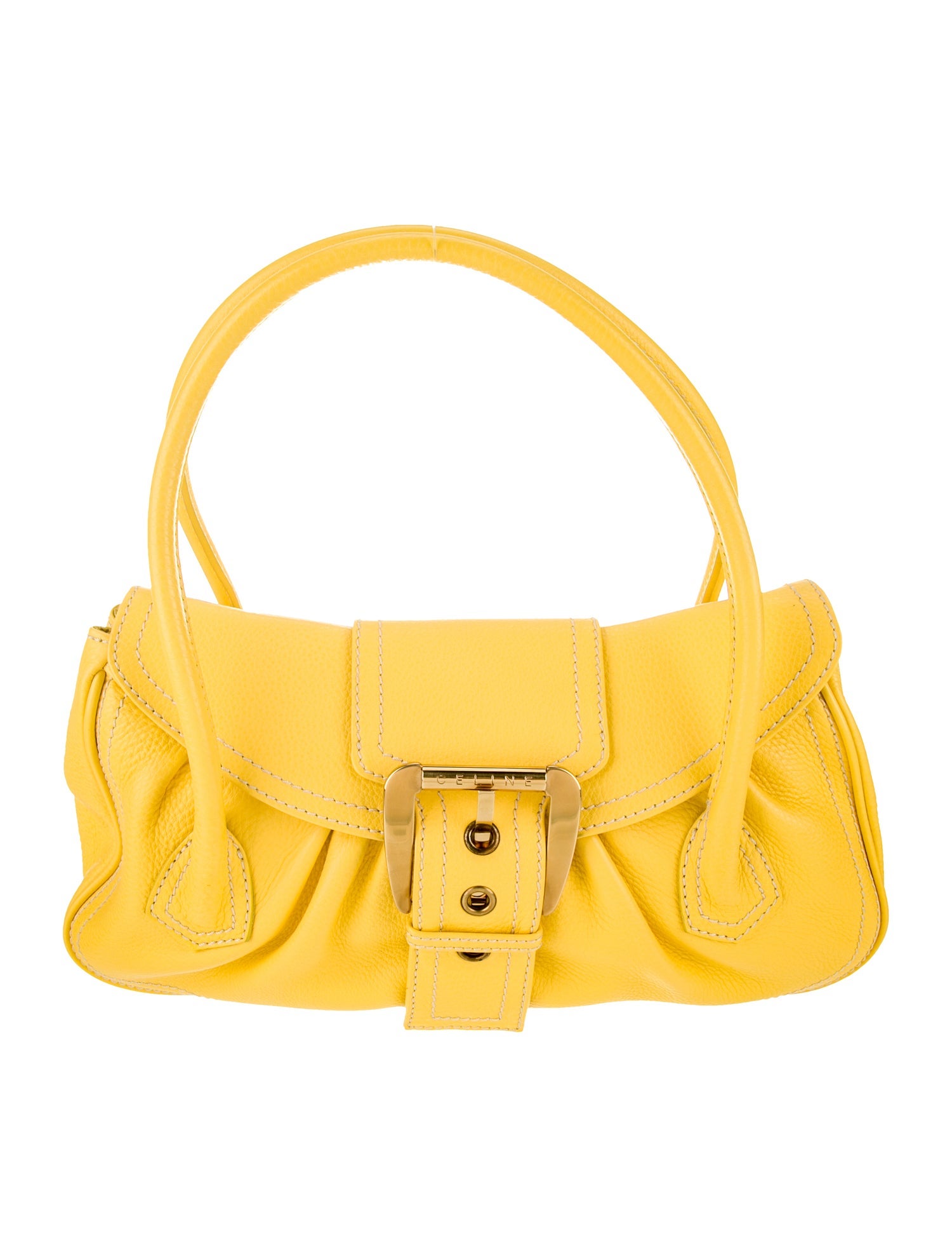 Celine Leather Shoulder Bag