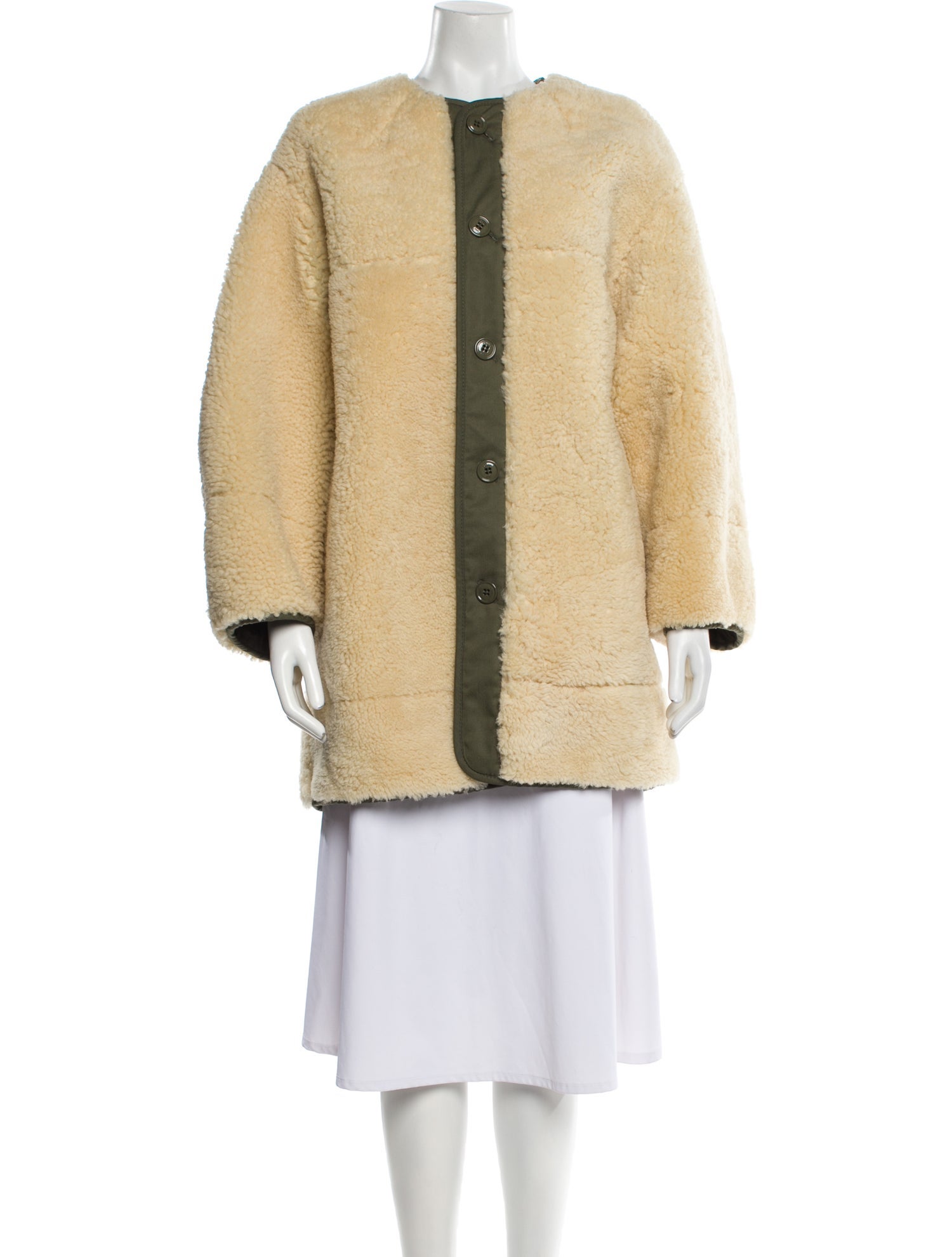 Celine Shearling Fur Coat
