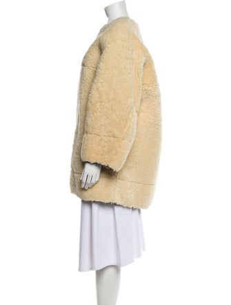 Celine Shearling Fur Coat