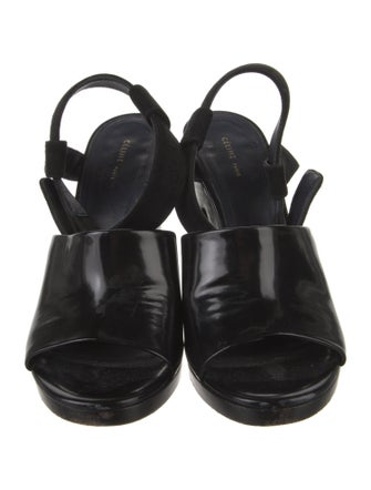 Celine Leather Slingback Pumps