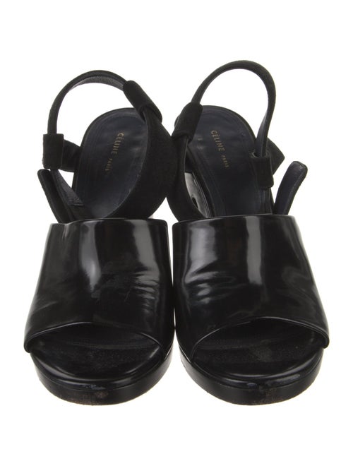 Celine Leather Slingback Pumps