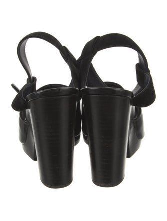 Celine Leather Slingback Pumps