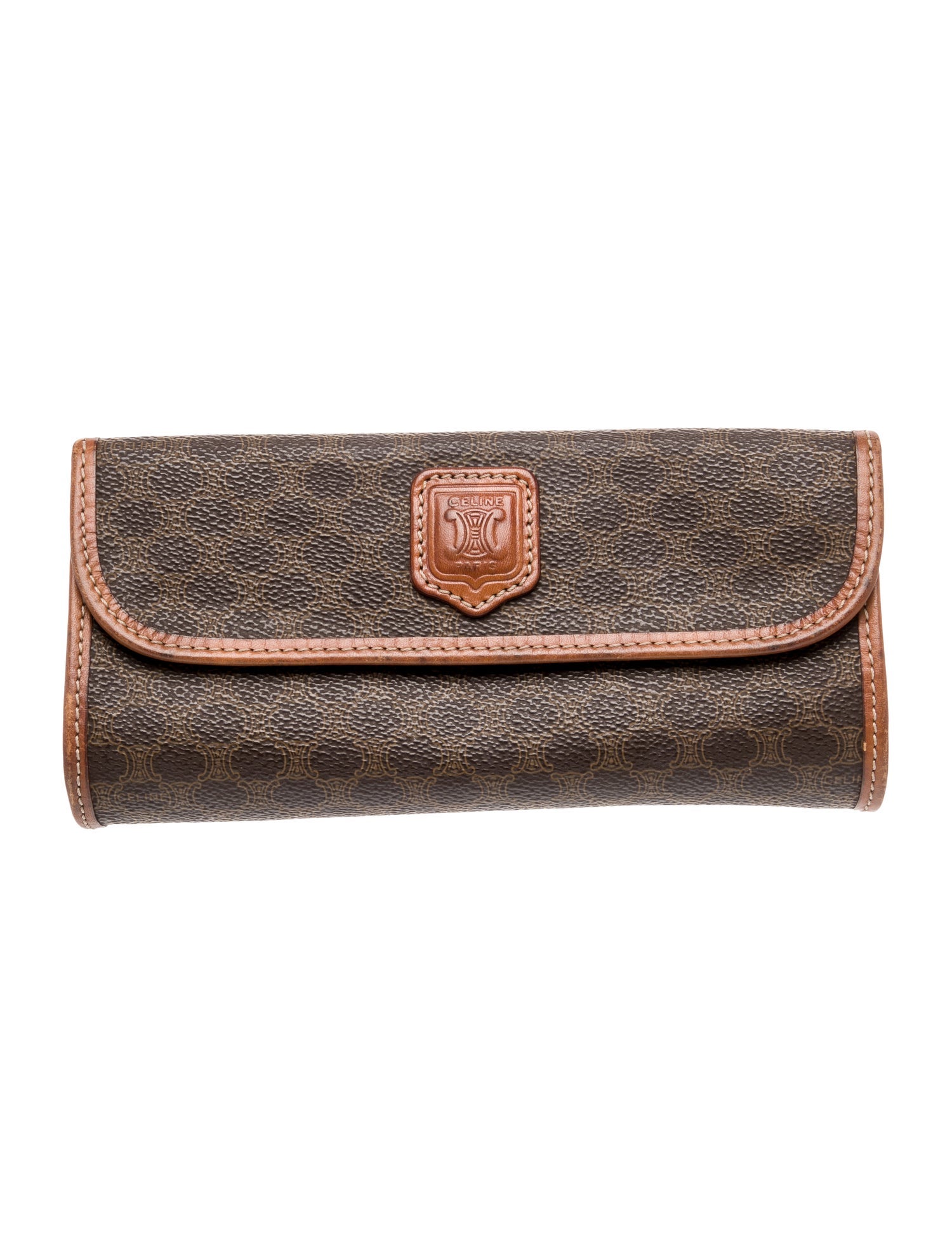 Celine Macadam Triomphe Clutch Vintage