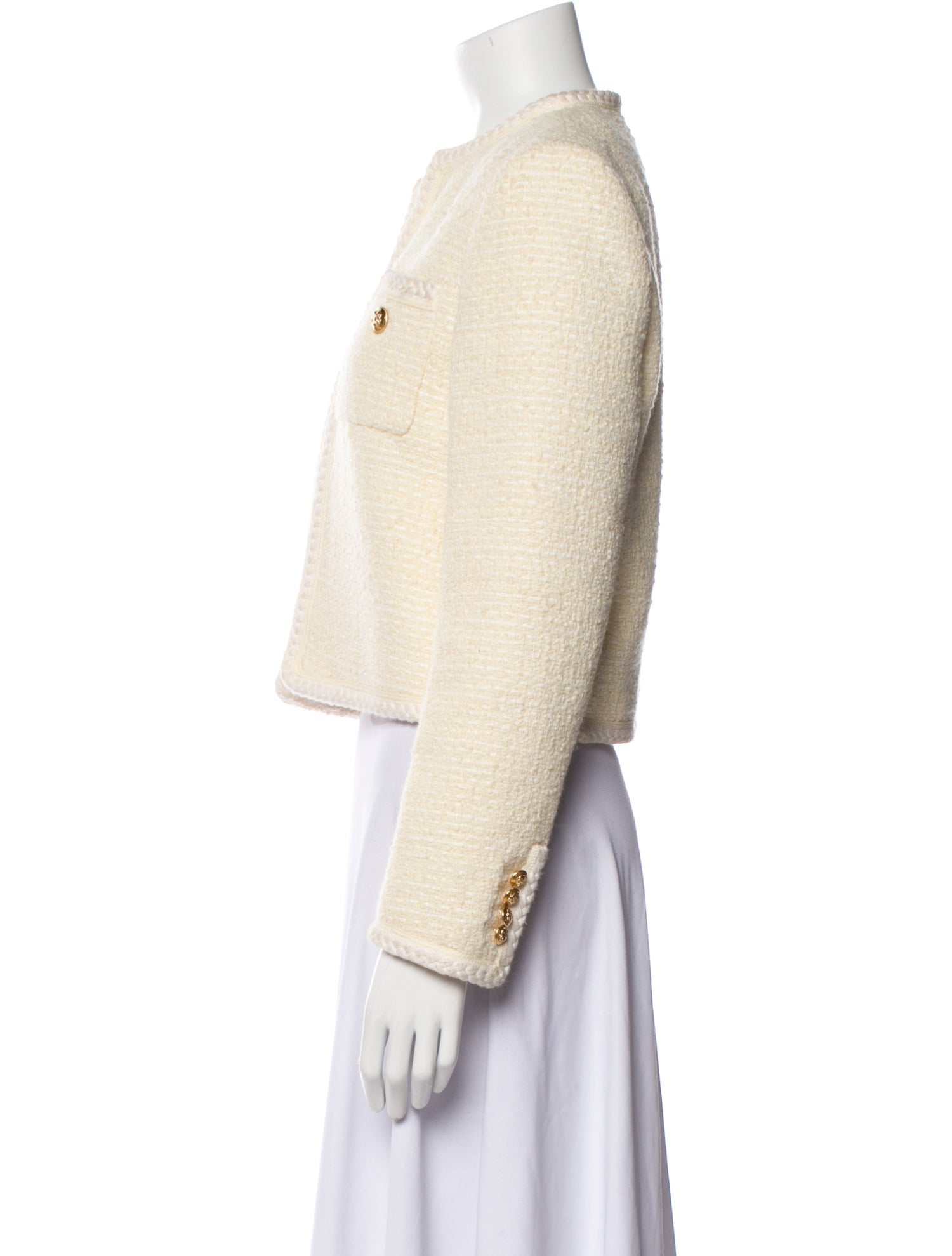 Celine 2022 Tweed Chasseur Evening Jacket