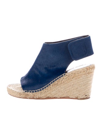Celine Ponyhair Espadrilles