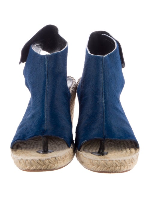 Celine Ponyhair Espadrilles