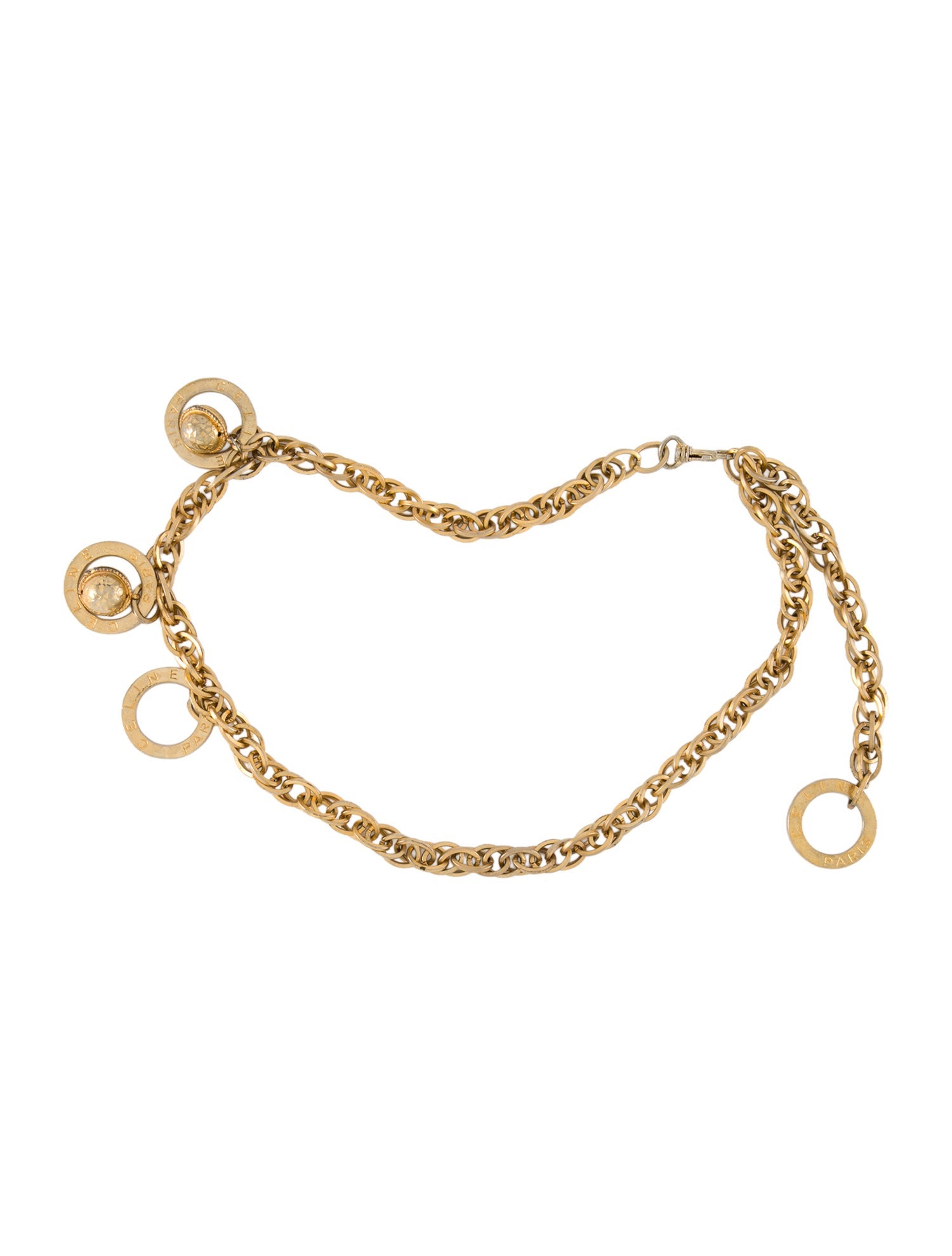 Celine Vintage Skinny Waist Belt