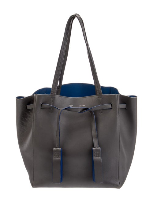 Celine Leather Cabas Phantom w/Belt Small