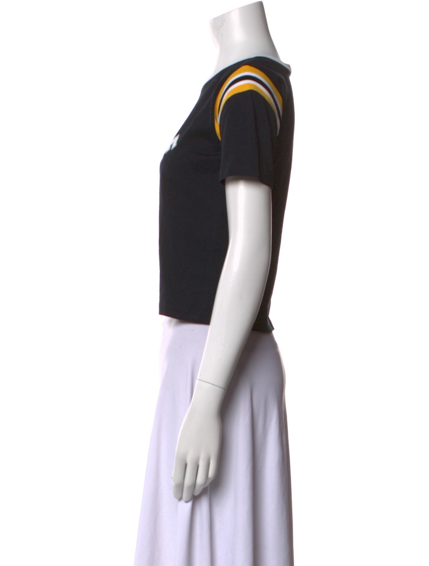 Celine Graphic Print Scoop Neck T-Shirt