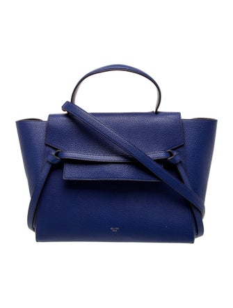 Celine Leather Top Handle Bag