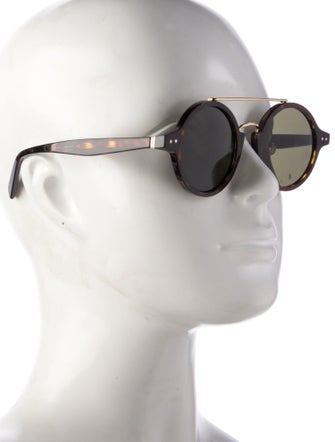 Celine Round Tinted Sunglasses