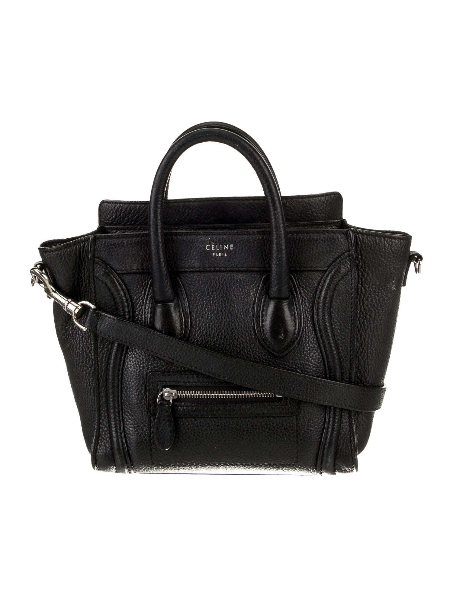 Celine Leather Luggage Nano