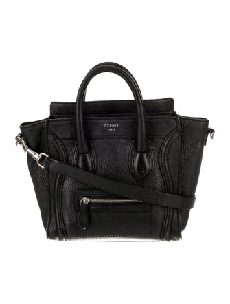 Celine Leather Luggage Nano