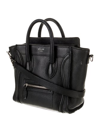 Celine Leather Luggage Nano