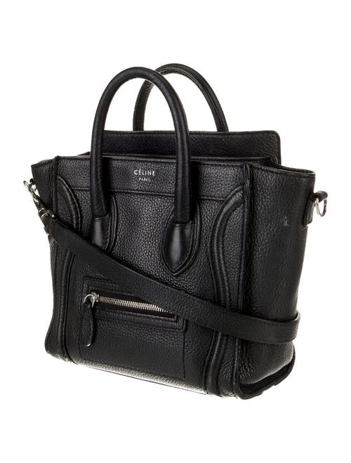 Celine Leather Luggage Nano