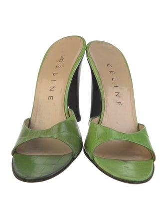 Celine Leather Slides