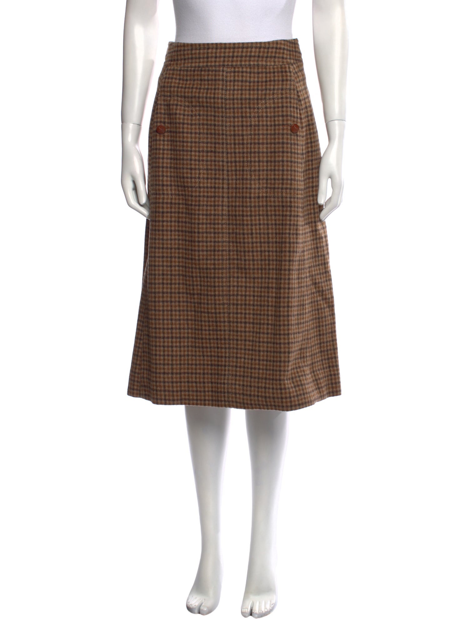 Celine Vintage Knee-Length Skirt