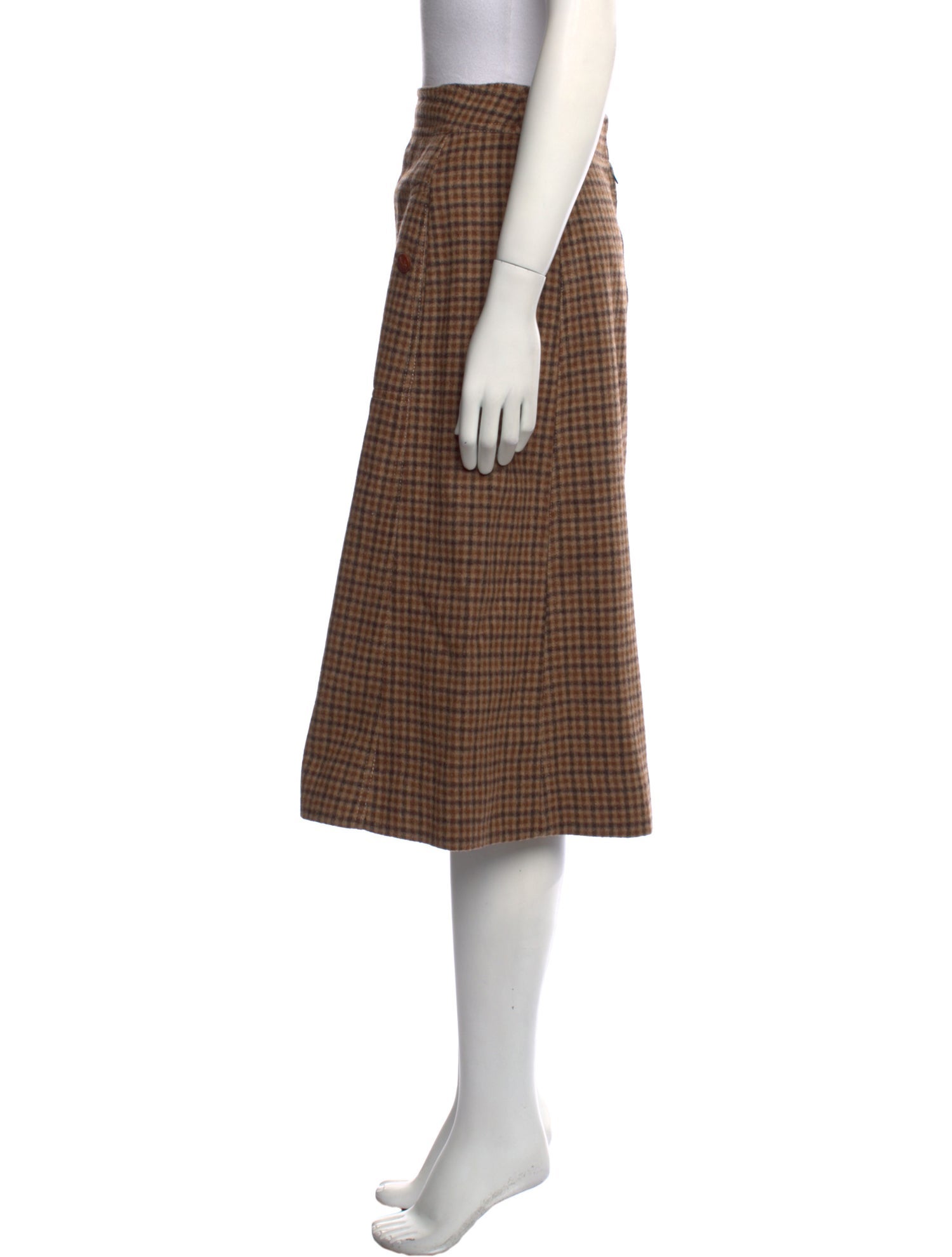 Celine Vintage Knee-Length Skirt