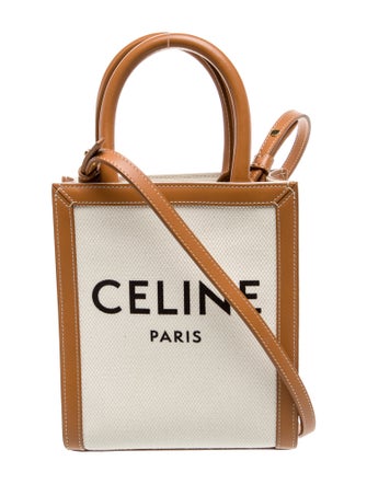 Celine Canvas Vertical Cabas Mini