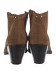 Celine Suede Studded Accents Western Boots