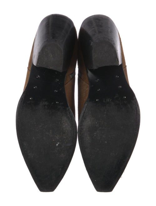 Celine Suede Studded Accents Western Boots