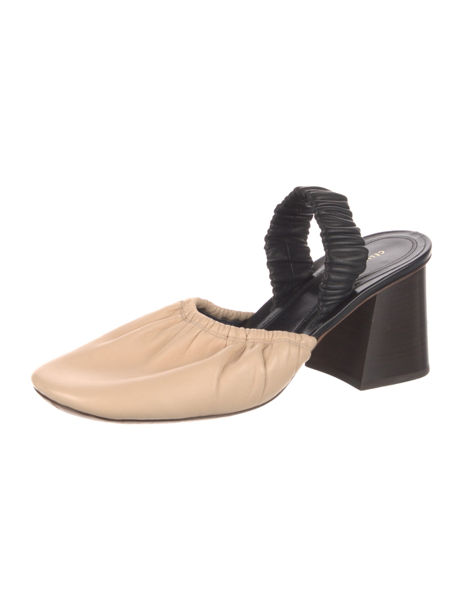 Celine Leather Slingback Pumps