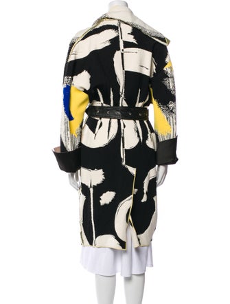 Celine 2014 Printed Trench Coat