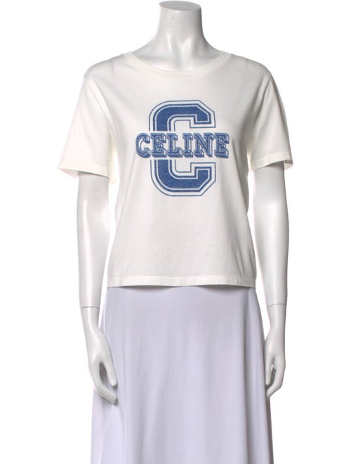 Celine Graphic Print Crew Neck T-Shirt