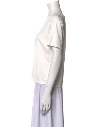 Celine Graphic Print Crew Neck T-Shirt