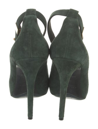 Celine Suede Pumps