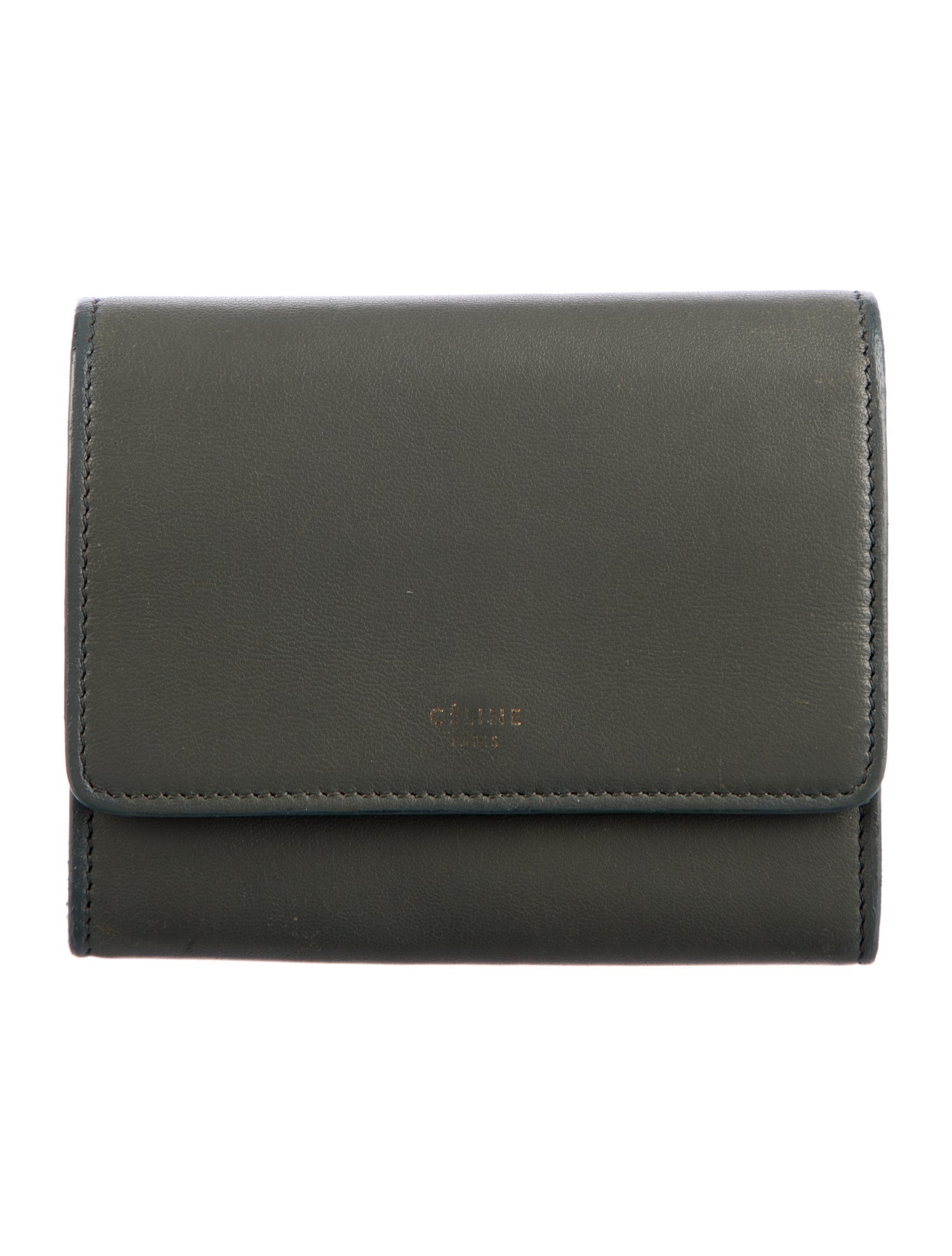 Celine 2012 Leather Compact Wallet